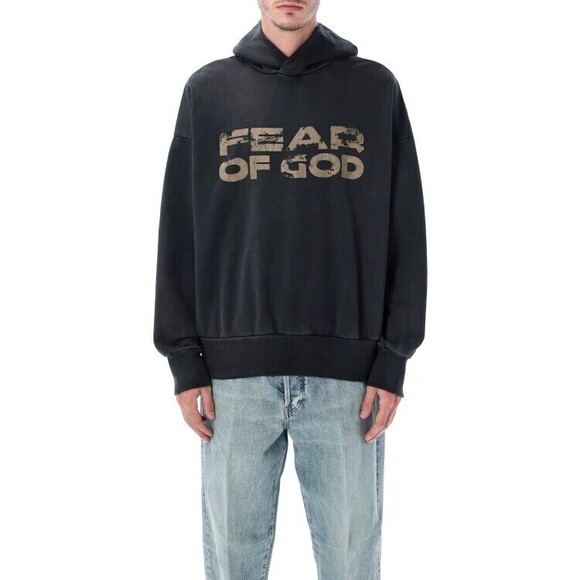 Fear Of God Black Cotton Hoodie - NWT